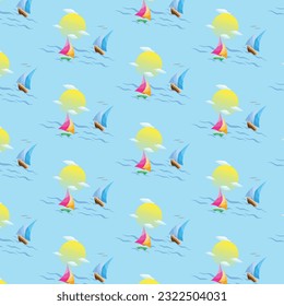 A sailing boat is a symbol of tranquility and serenity, showcasing the beauty of nature and the art of harnessing the wind. As the boat glides through the water, the sound of lapping waves.