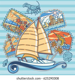 Sailing boat trips