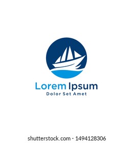 sailing boat vector illustration design