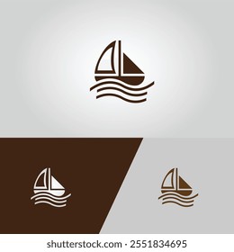 Sailing Boat Water Minimal Icons Downloads 