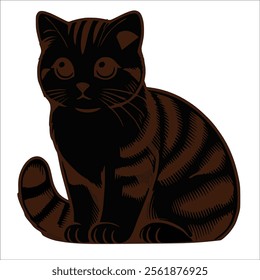 sailing cat sitting eps a