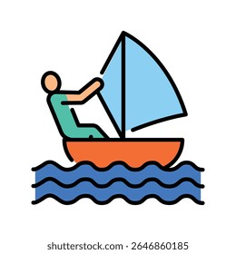 ícone de linha de cor de navegação para projetos digitais e de impressão.  Ícones mínimos de limpeza para aplicativos e sites. Ícones simples modernos para UI UX e branding