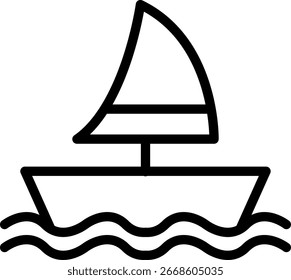 Diseño de Vector de icono de línea de navegación