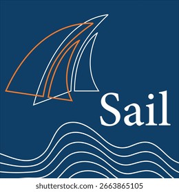 logotipo de vela design linha logotipo vetor. logotipo de vela.