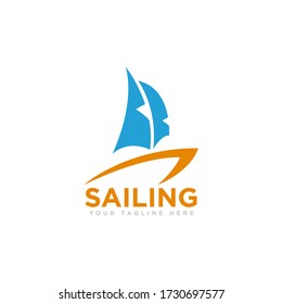 Sailing Logo Icon Design Vector