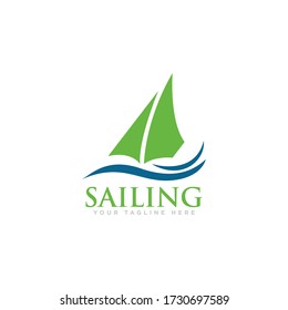 Sailing Logo Icon Design Vector