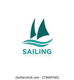 Sailing Logo Icon Design Vector