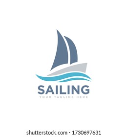 Sailing Logo Icon Design Vector