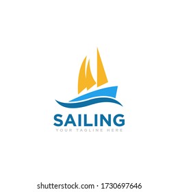 Sailing Logo Icon Design Vector