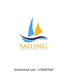 Sailing Logo Icon Design Vector