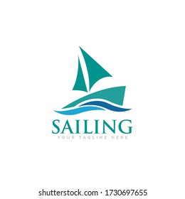Sailing Logo Icon Design Vector