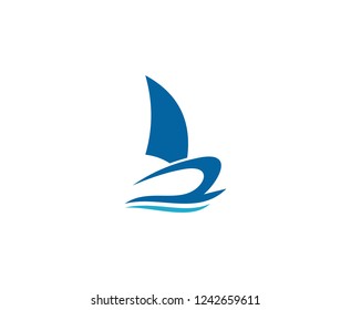 Sailing logo sail 