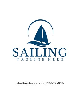 sailing logo template