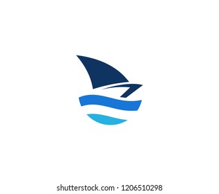 Sailing sail logo 