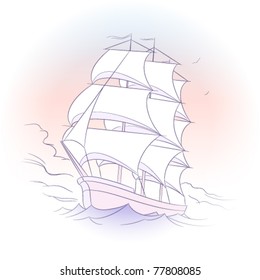 Sailing ship