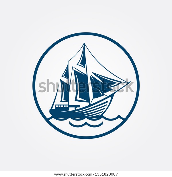 Sailing Ship Frigate Warship Vector Isolated Stock Vector (Royalty Free ...