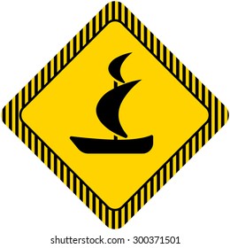 Sailing ship icon