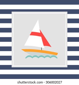 Sailing ship icon