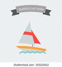 Sailing ship icon