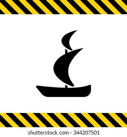 Sailing ship icon