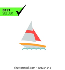 Sailing ship icon