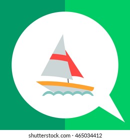 Sailing ship icon