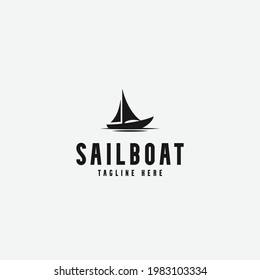sailing ship logo design for logo template