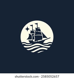 Sailing Ship Logo go to market.