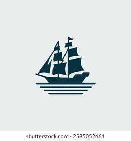 Sailing Ship Logo go to market.