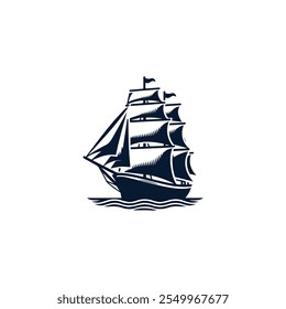 Sailing ship logo for sale.