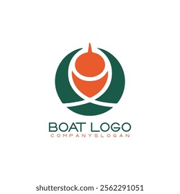 Sailing ship logo vector illustration design