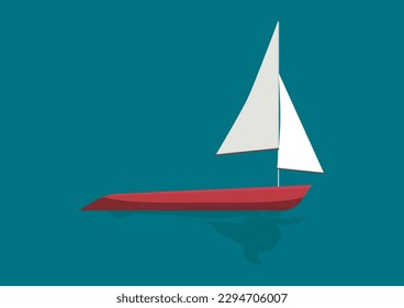 Sailing ship vector icon design. Sailing vector, ship, boat.