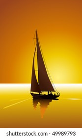 7,548 Sailboat Landscape Vector Images, Stock Photos & Vectors ...