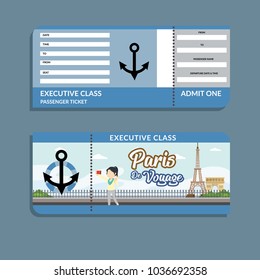 Sailing Ticket Paris De Voyage