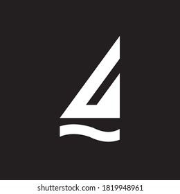 sailing vessel, old ship line icon