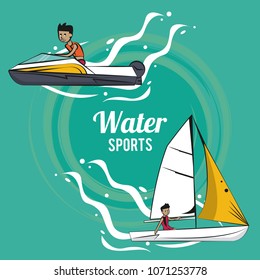 Sailing water sport