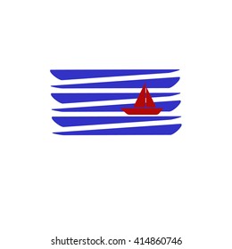 Sailing yacht logo.