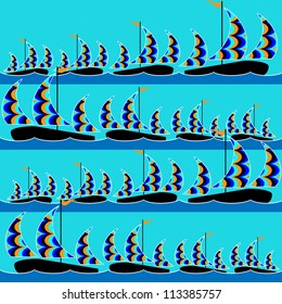 Sailing,Sailing,Sailing!    (motion illusion)