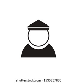 sailor avatar icon. Characters of professions Icon. Premium quality graphic design., symbols collection,mobile app on white background


