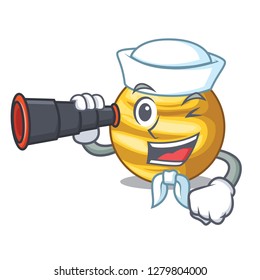Sailor with binocular shape planet Venus is very beautiful