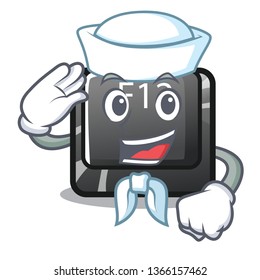 Sailor button f12 on a keyboard mascot