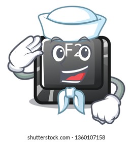 Sailor button f2 in the shape character