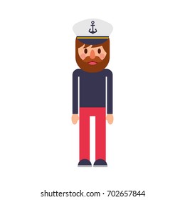 sailor captain avatar character
