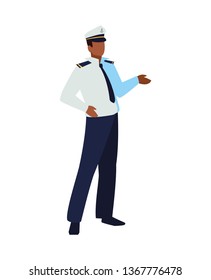 sailor captain marine character