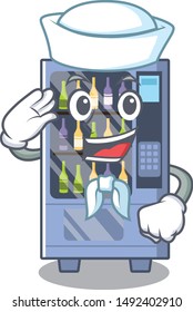 Sailor cartoon wine vending machine on character table