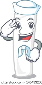 Sailor chalk isolated with in the mascot