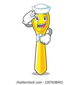 Sailor character spoon plastic for kid meal