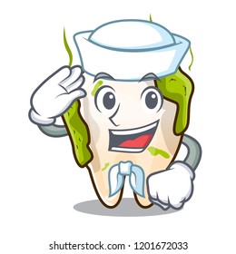 Sailor character unhealthy decayed teeth before rehabilitation