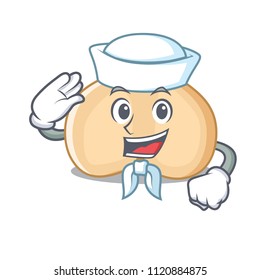 Sailor chickpeas character cartoon style