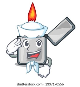 Sailor cigarette lighters in the shape mascot